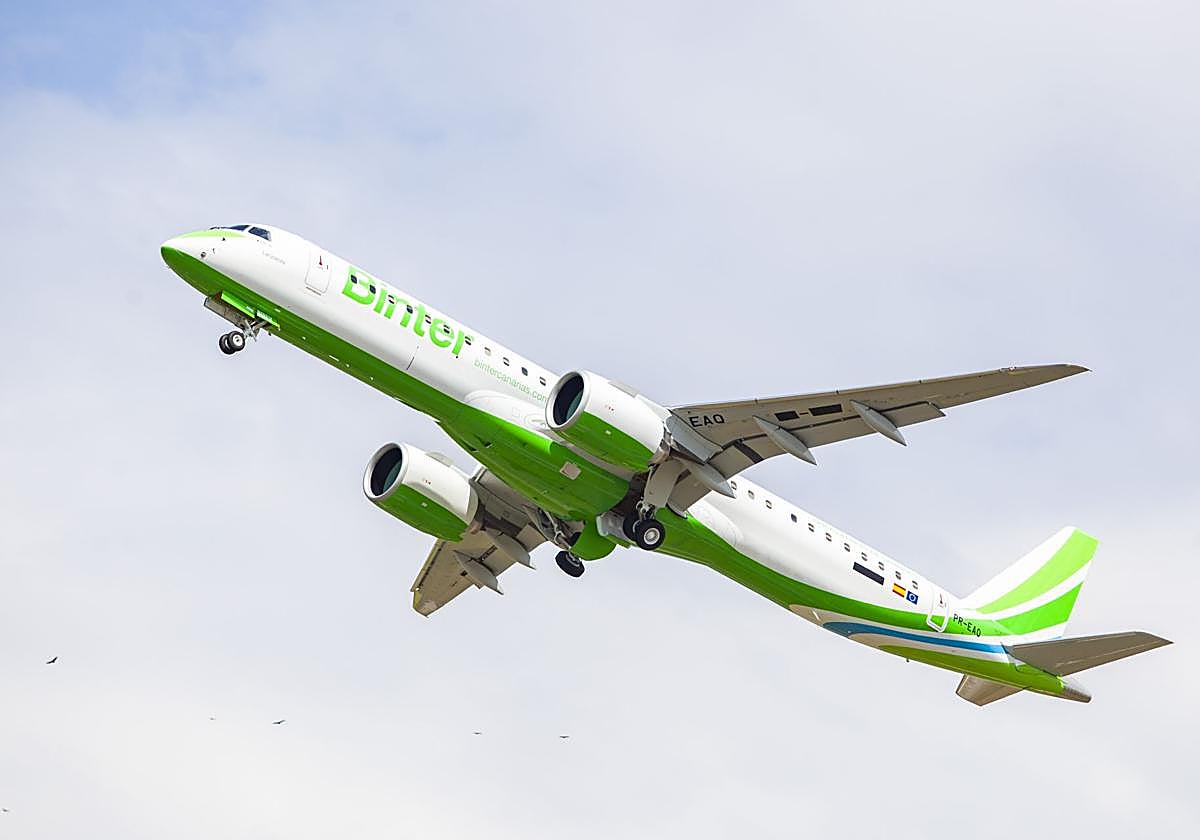 Imagen de uno de sus aviones.