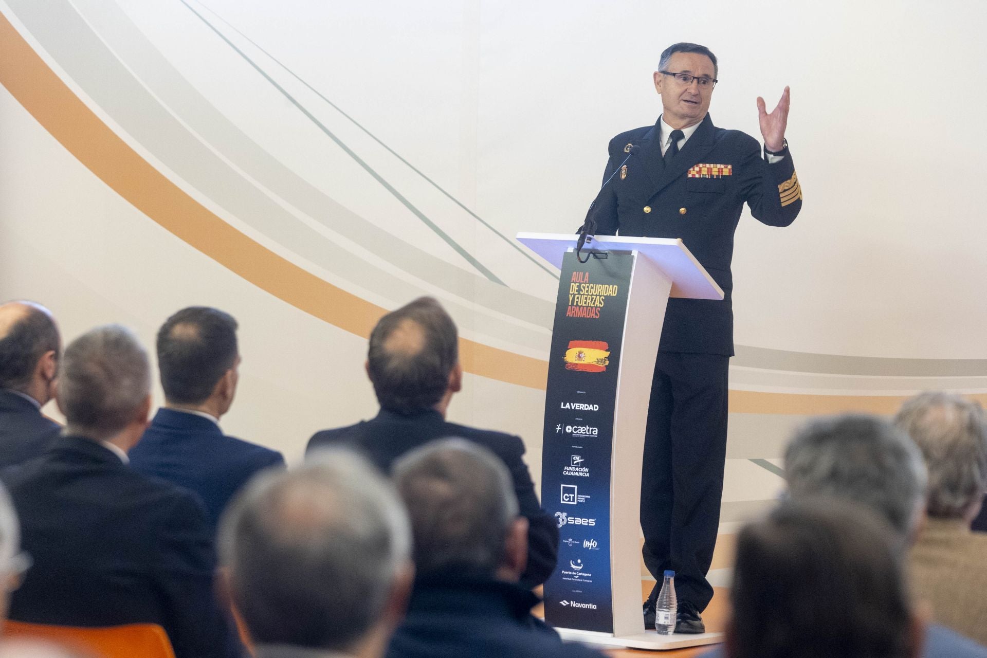 Aula de Seguridad y Fuerzas Armadas en Cartagena, en imágenes