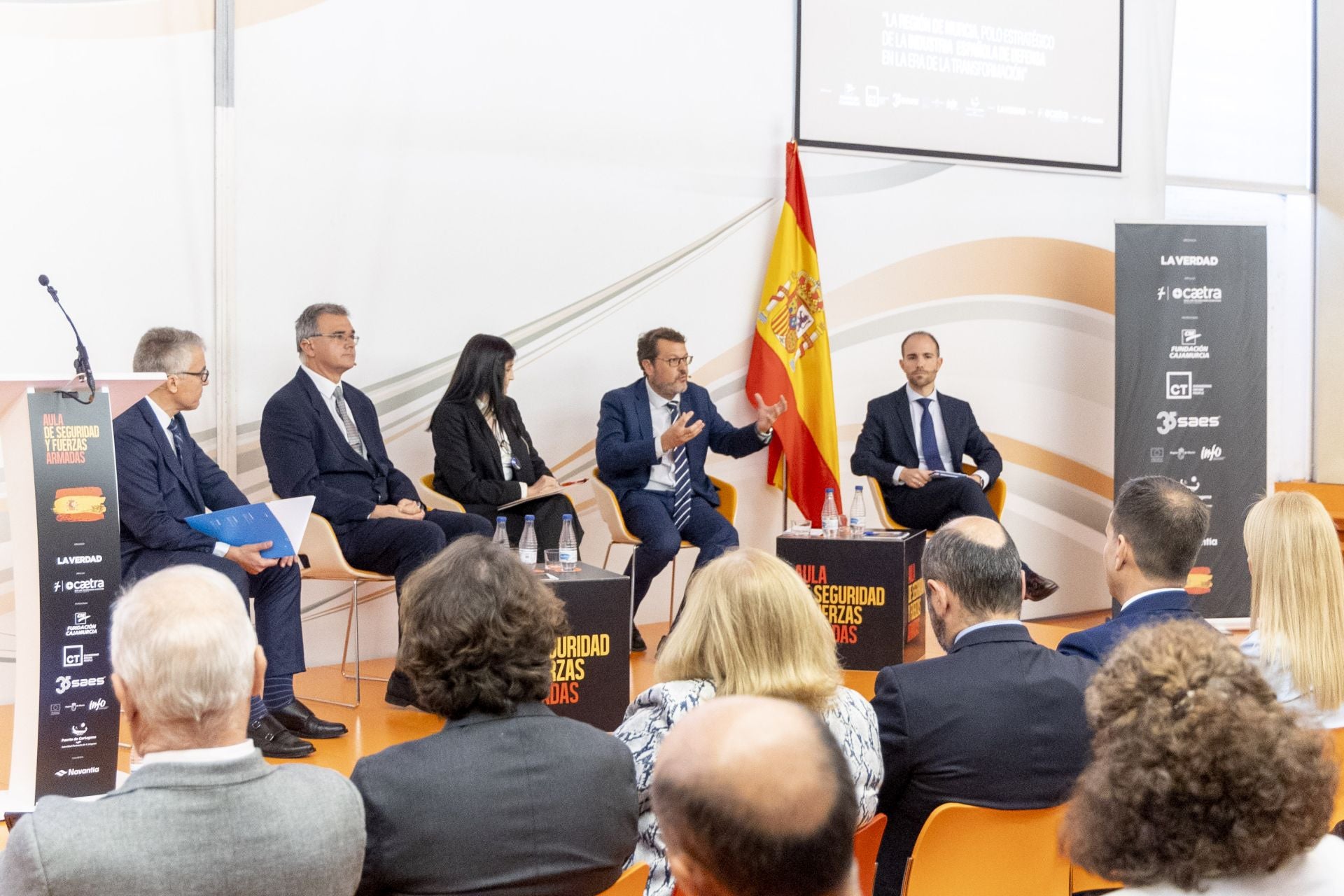 Aula de Seguridad y Fuerzas Armadas en Cartagena, en imágenes