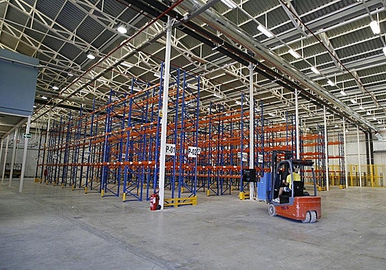 Plataforma logística del Servicio Murciano de Salud, en una imagen de archivo.