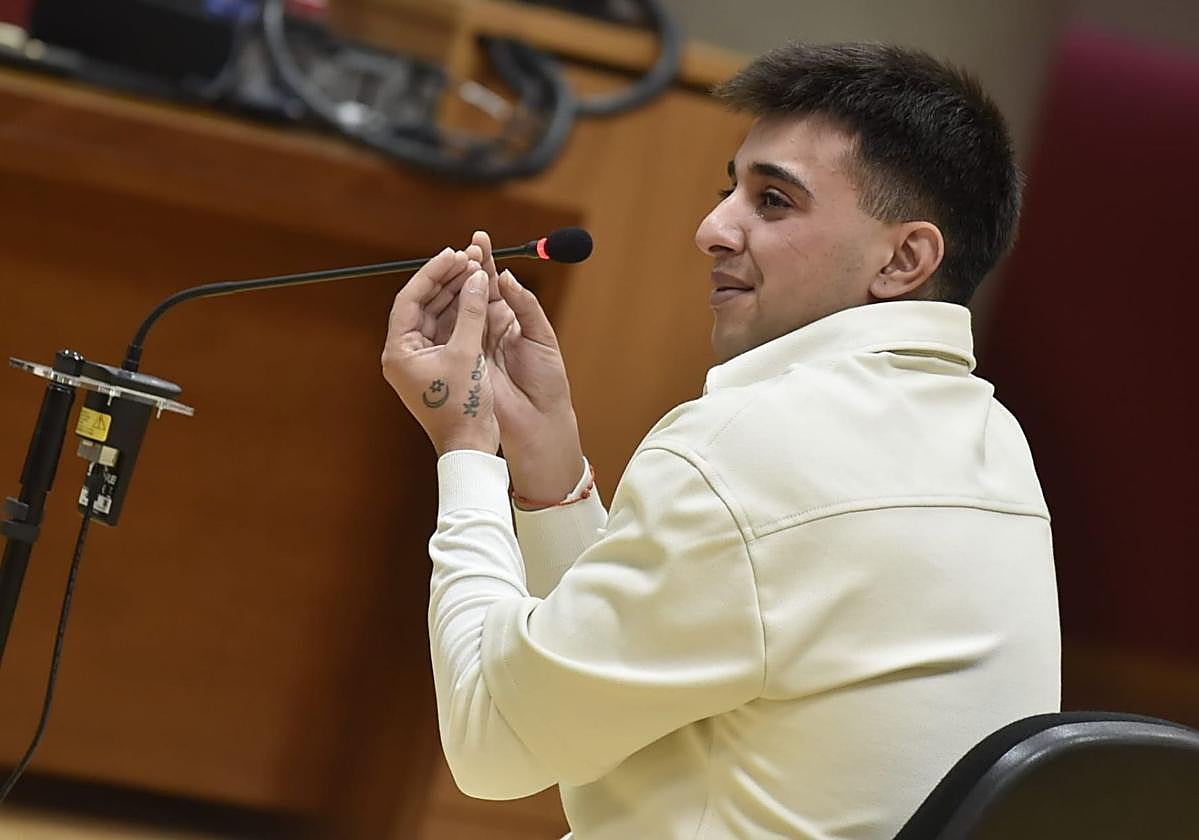 Imagen de El Tente durante el juicio.