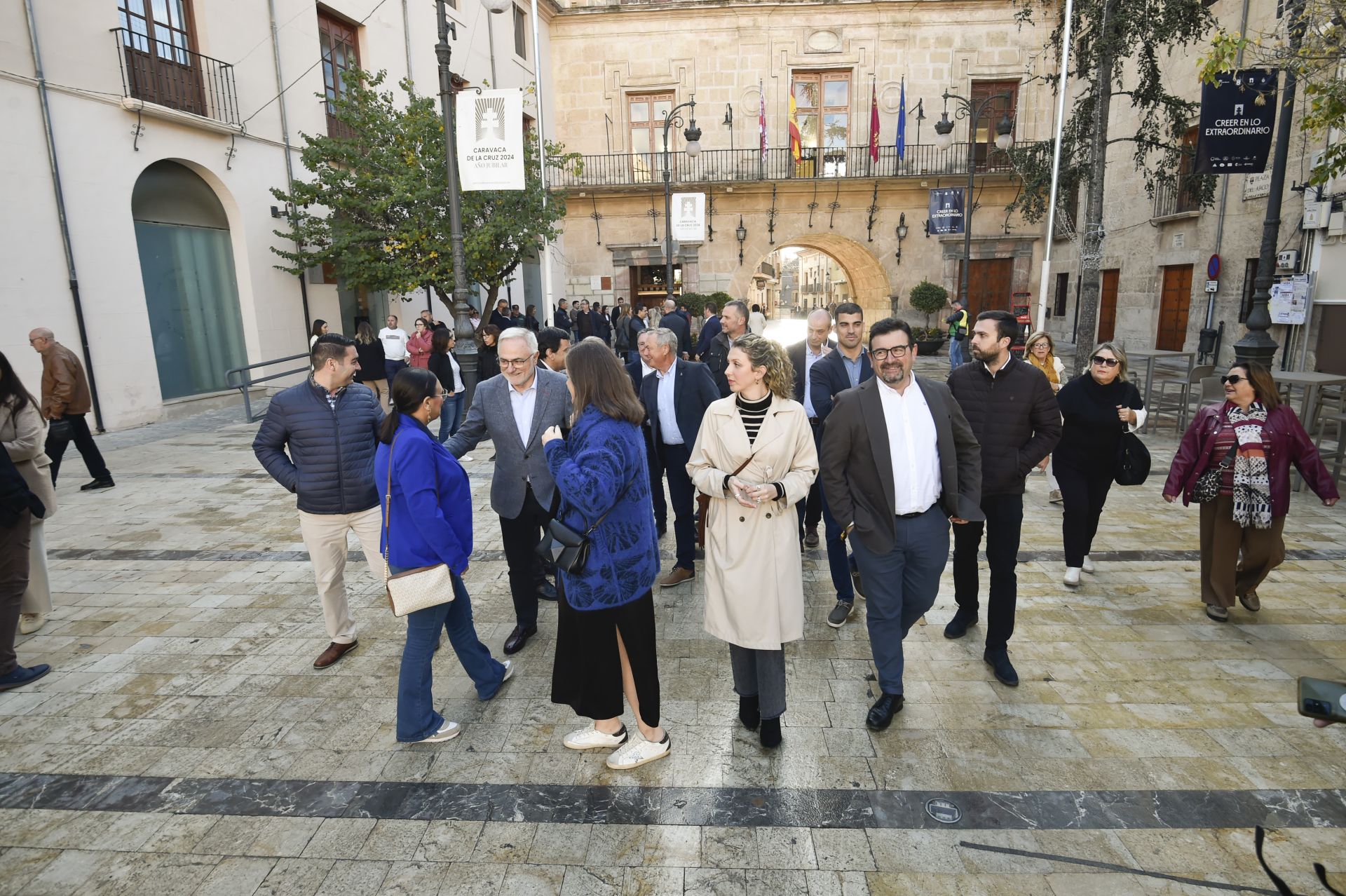 La visita de Alberto Núñez Feijóo a Caravaca, en imágenes