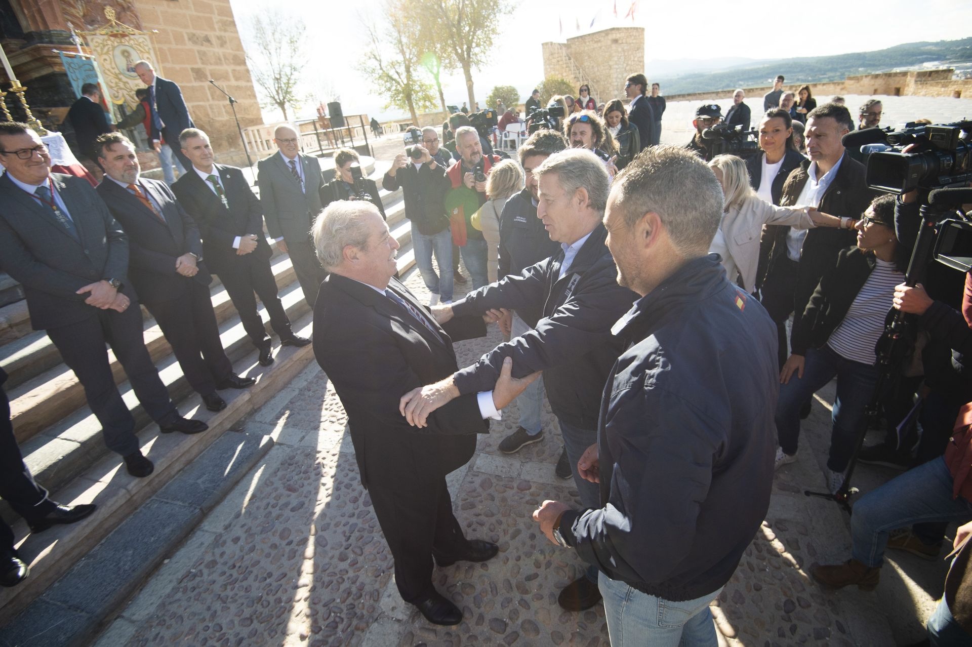 La visita de Alberto Núñez Feijóo a Caravaca, en imágenes