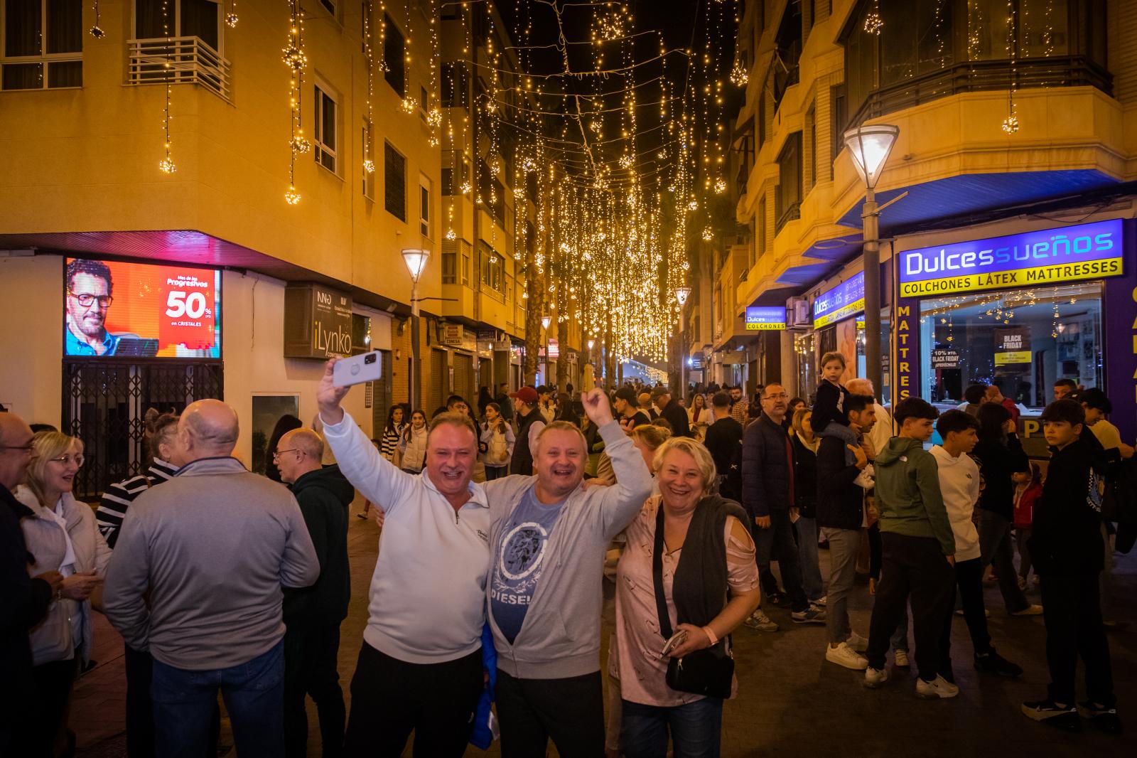 El encendido de las luces de Navidad de Torrevieja, en imágenes