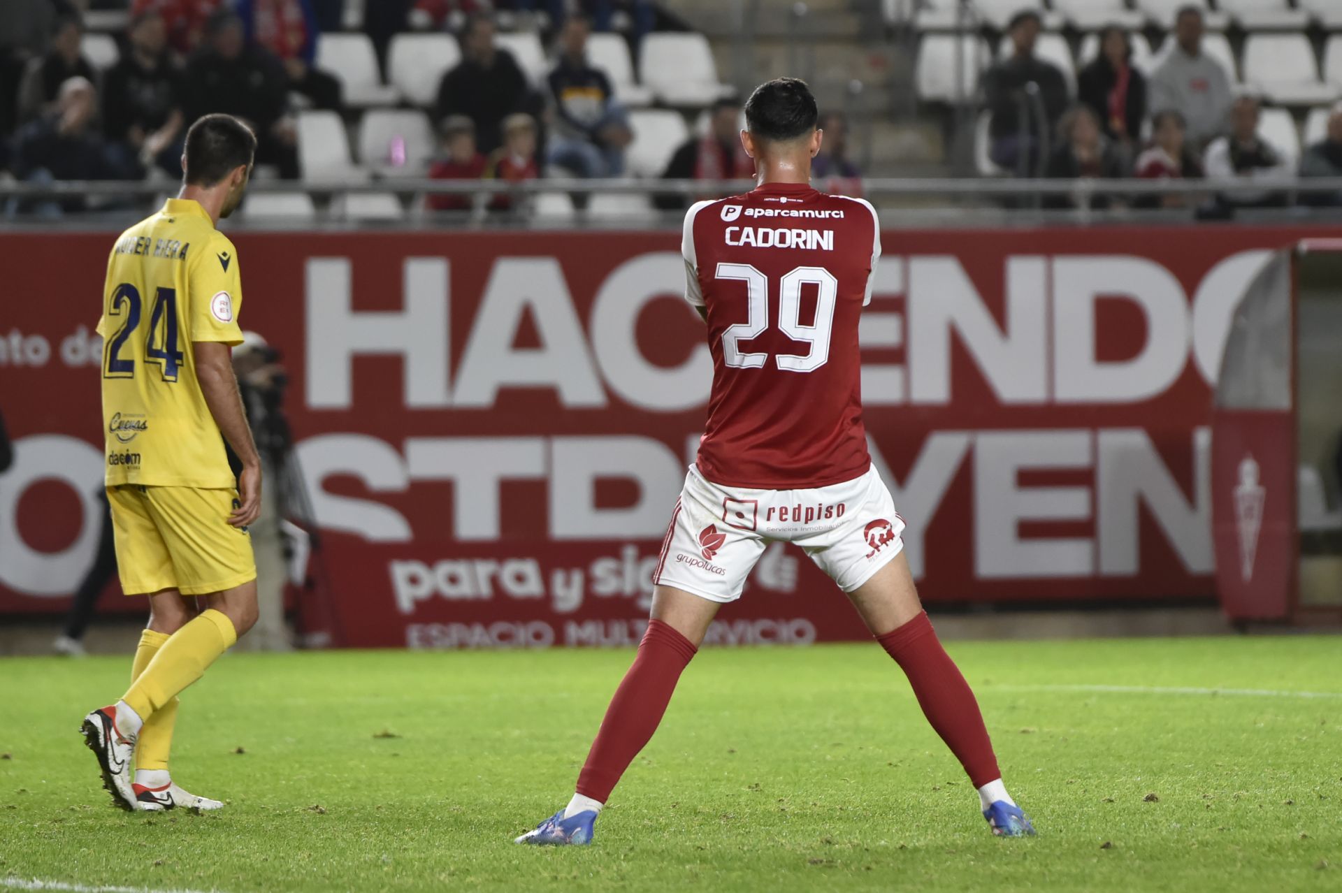 El empate del Real Murcia frente al Atlético Sanluqueño, en imágenes