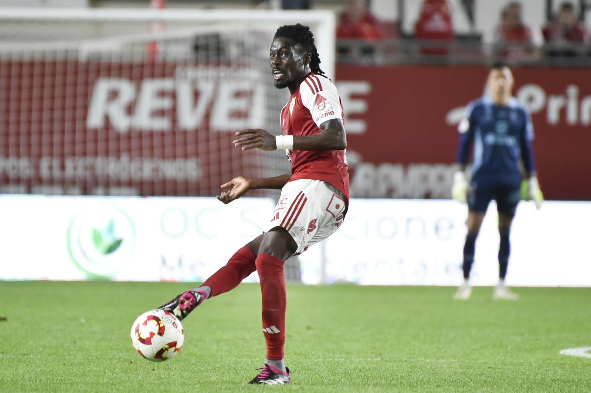 El empate del Real Murcia frente al Atlético Sanluqueño, en imágenes