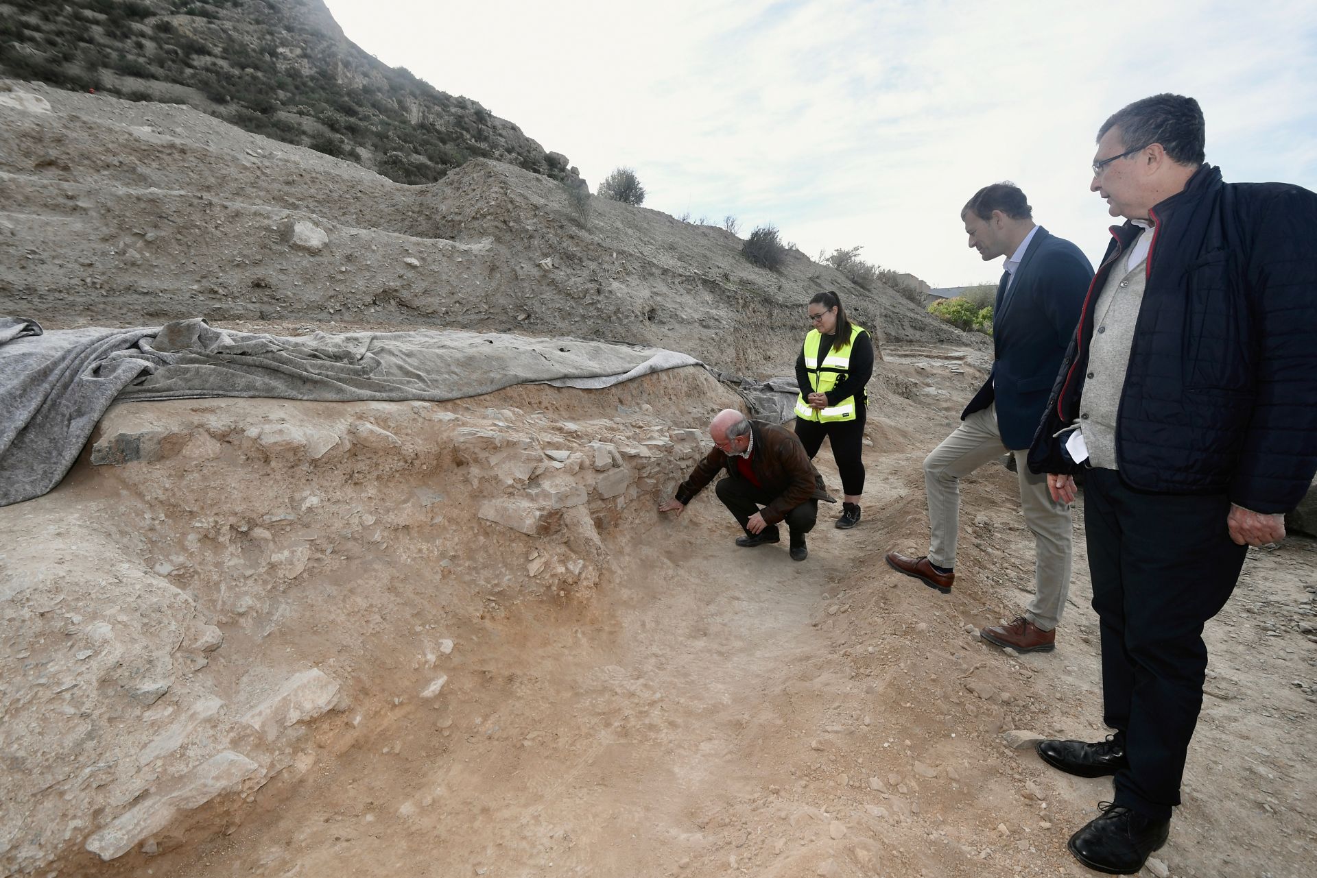 Descubrimiento de un yacimiento íbero en Monteagudo, en imágenes