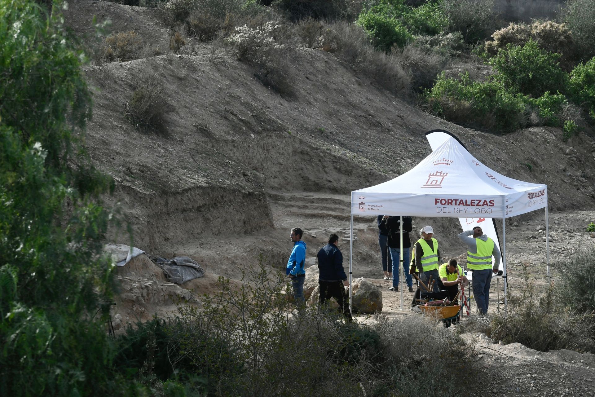 Descubrimiento de un yacimiento íbero en Monteagudo, en imágenes