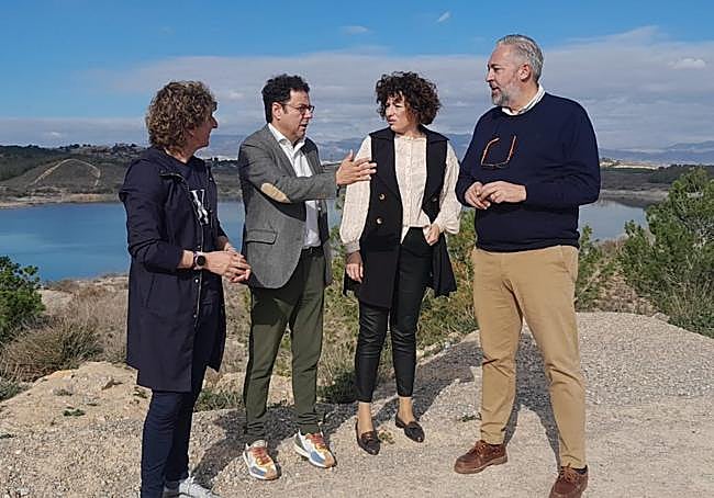 El acto de adhesión de Santomera a la Film Commission, en el paraje de Los Ásperos.