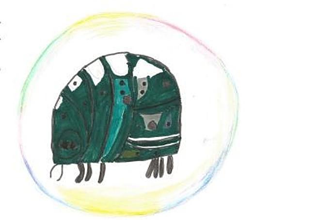 Miriam Nicolás retrata, en esta ilustración, al bicho bola.