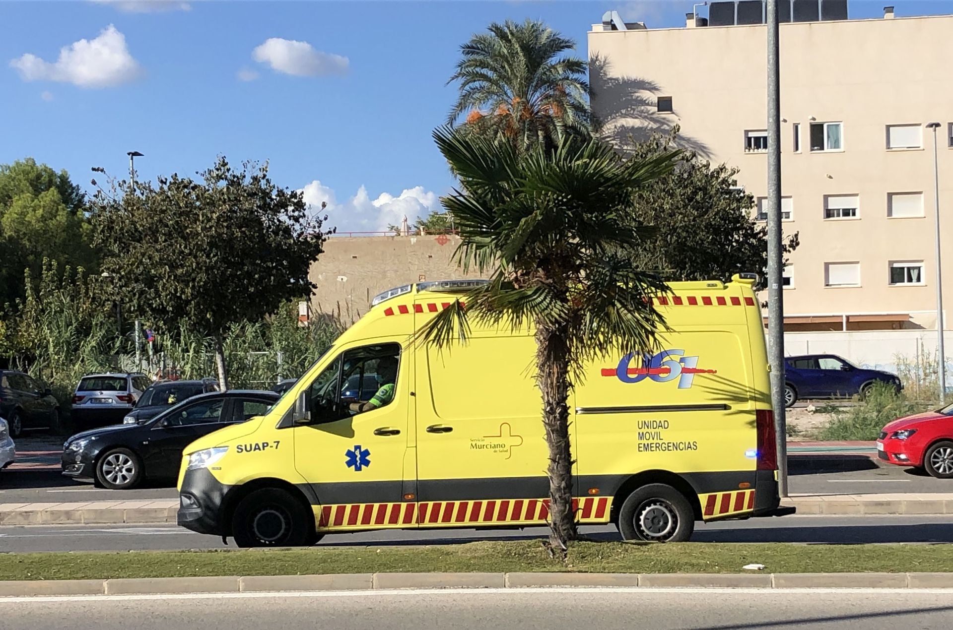 Imagen de archivo de una ambulancia del 061.