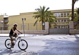 Acceso al instituto El Palmeral en una imagen de archivo.