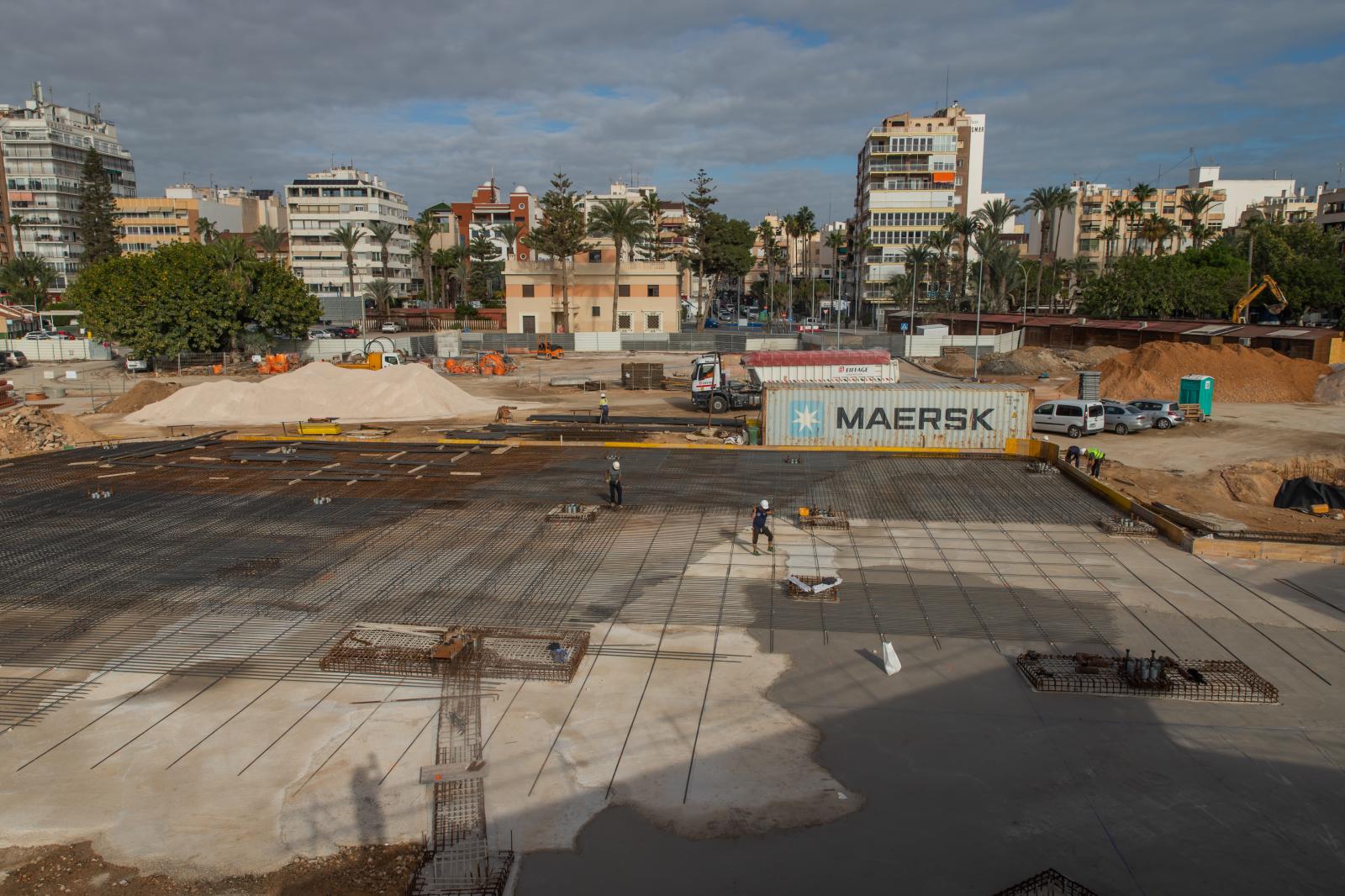 Las imágenes de las obras del nuevo centro de ocio del puerto de Torrevieja