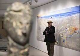 Alfonso Albacete en la muestra comisariada por Isabel Tejeda, catedrática de Bellas Artes de la Universidad de Murcia e historiadora del arte.