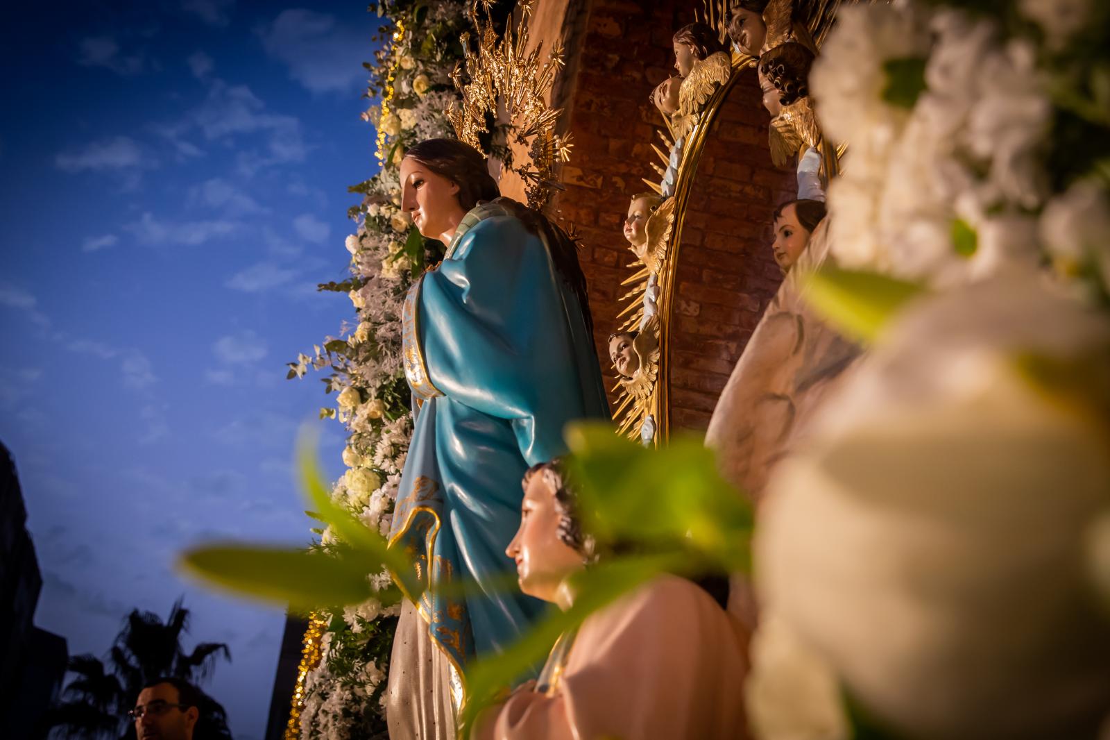 Las imágenes de la ofrenda floral a la Purísima en Torrevieja