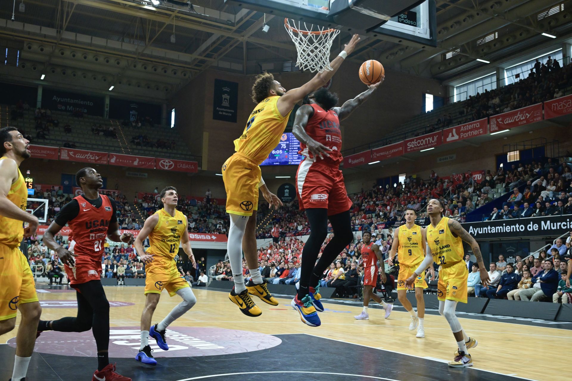 La derrota del UCAM Murcia frente al Gran Canaria, en imágenes