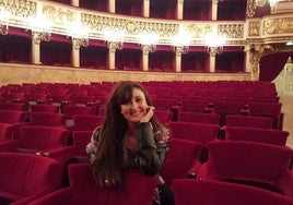 María José Montiel Barcia, en el Teatro San Carlo de Nápoles en el que interpretó 'Carmen', dirigida por el maestro Zubin Mehta.