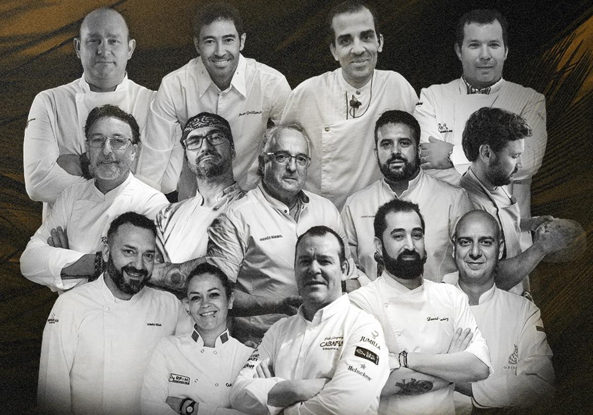 La cena Cocineros de Murcia, coordinada por Pablo González Conejero, se suma a la iniciativa mundial por los afectados de la DANA de Valencia