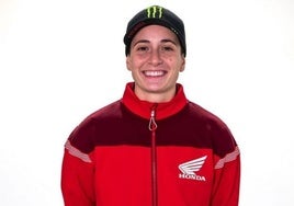 Ana Carrasco, con los colores de Honda.