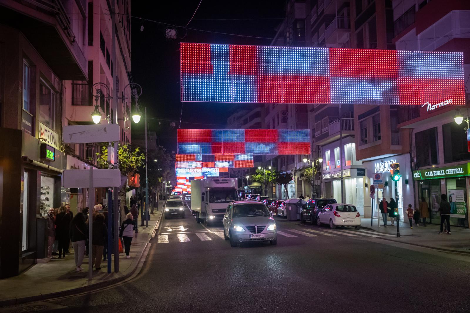 El encendido de las luces de Navidad de Orihuela, en imágenes