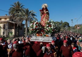 Romería de Santa Eulalia de Mérida, este domingo.