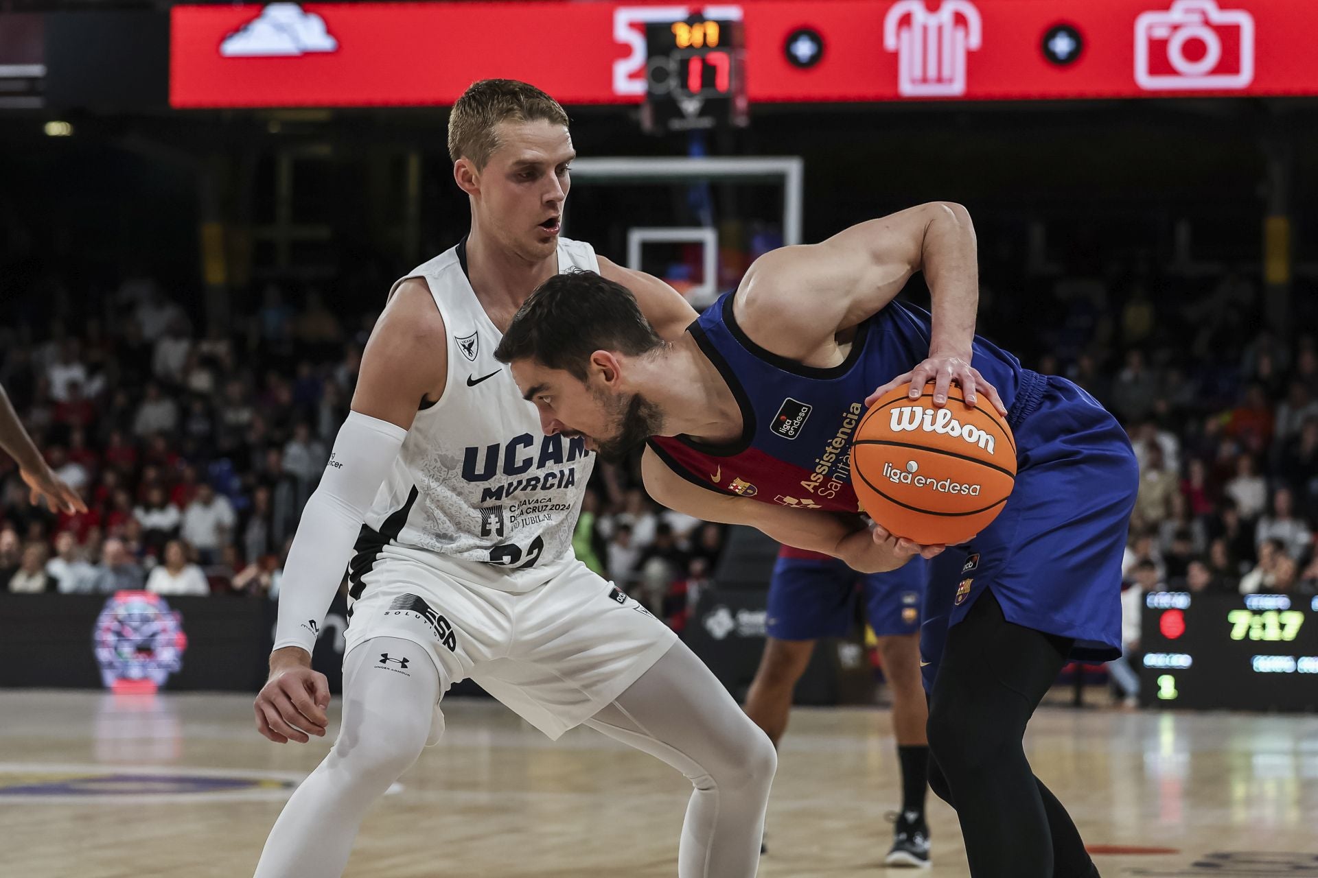 La derrota del UCAM Murcia en el Palau ante el Barça, en imágenes