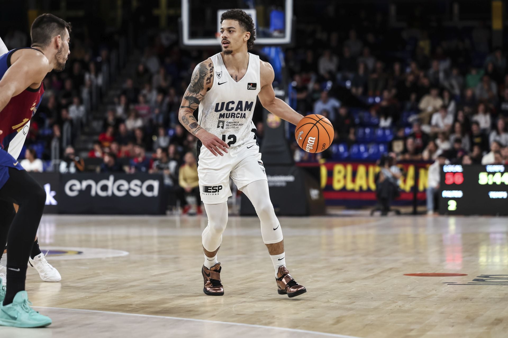 La derrota del UCAM Murcia en el Palau ante el Barça, en imágenes