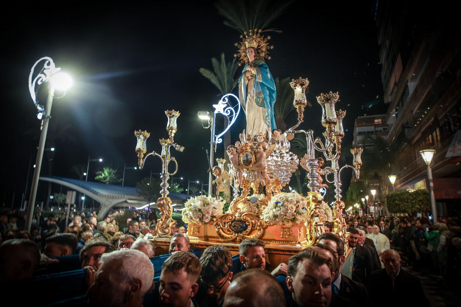 Las imágenes de la procesión de la Purísima en Torrevieja