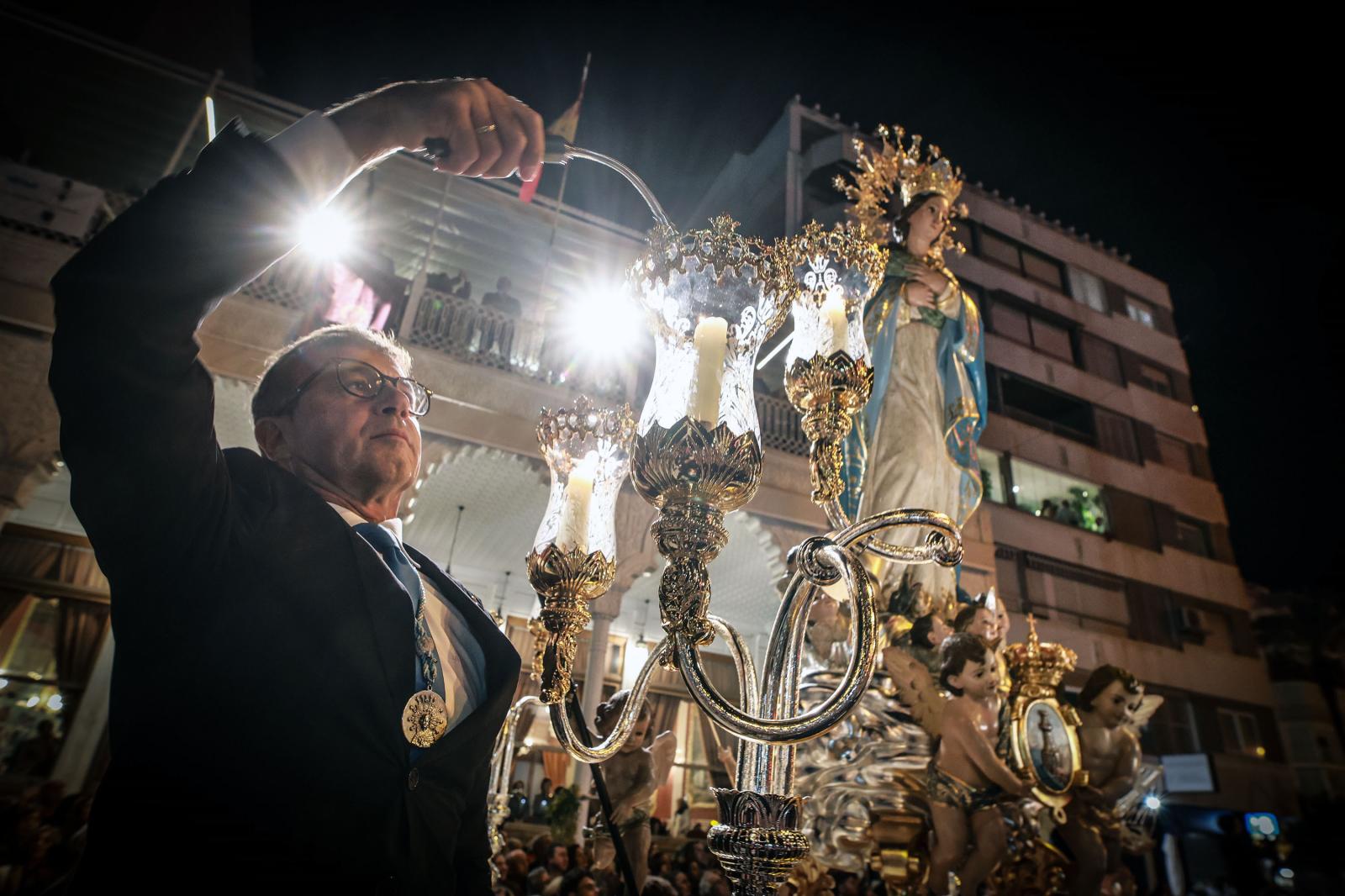 Las imágenes de la procesión de la Purísima en Torrevieja