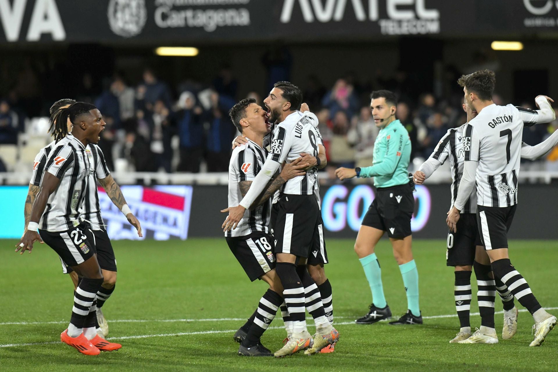 Las imágenes de la victoria del Cartagena frente al Sporting (1-0)