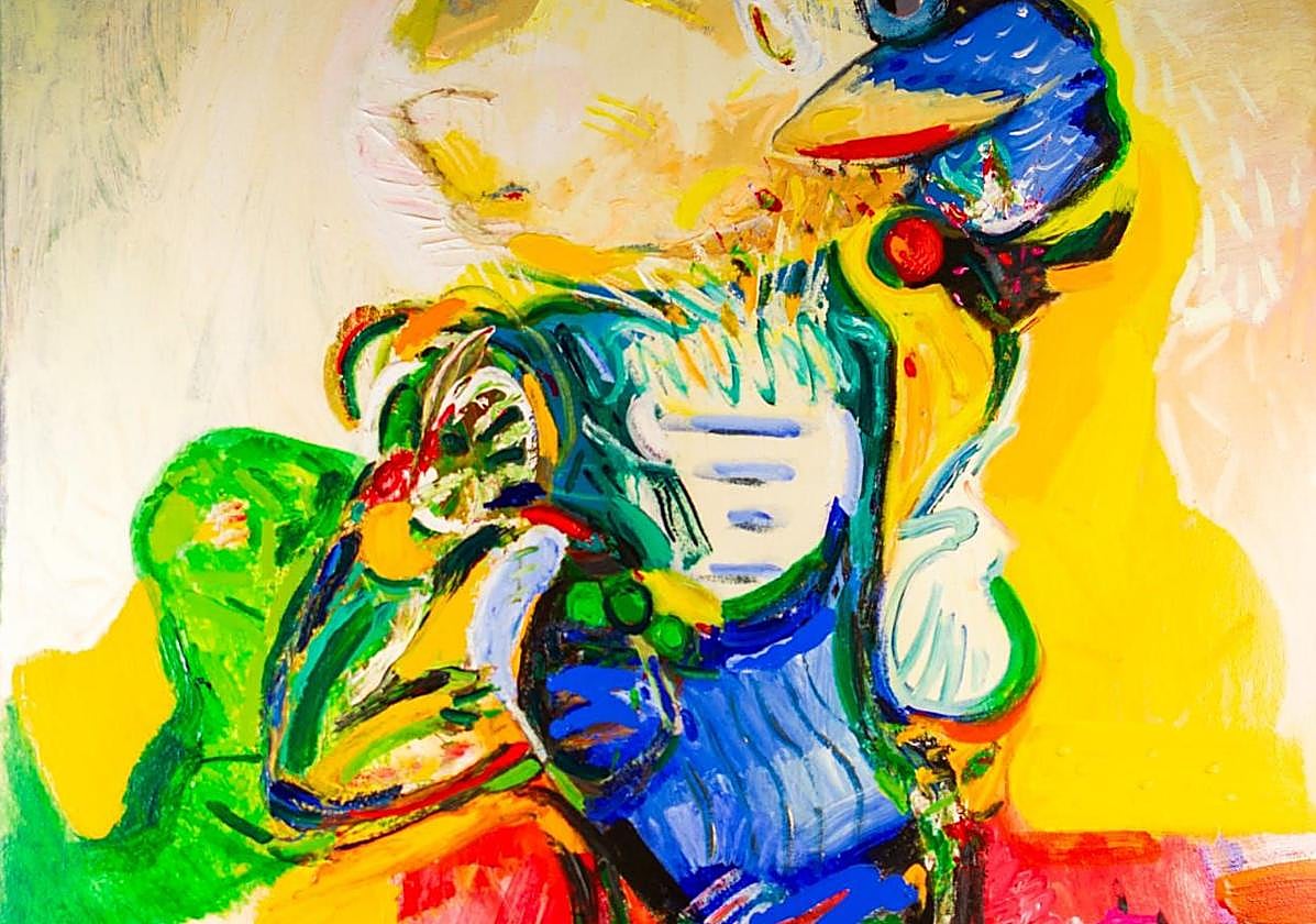 Uno de los óleos sobre lienzo de José Lucas que se mostrará en la exposición homenaje al pintor.