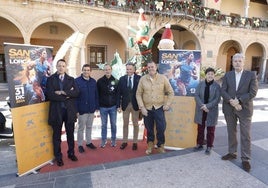 Presentación de la San Silvestre en la plaza de España.