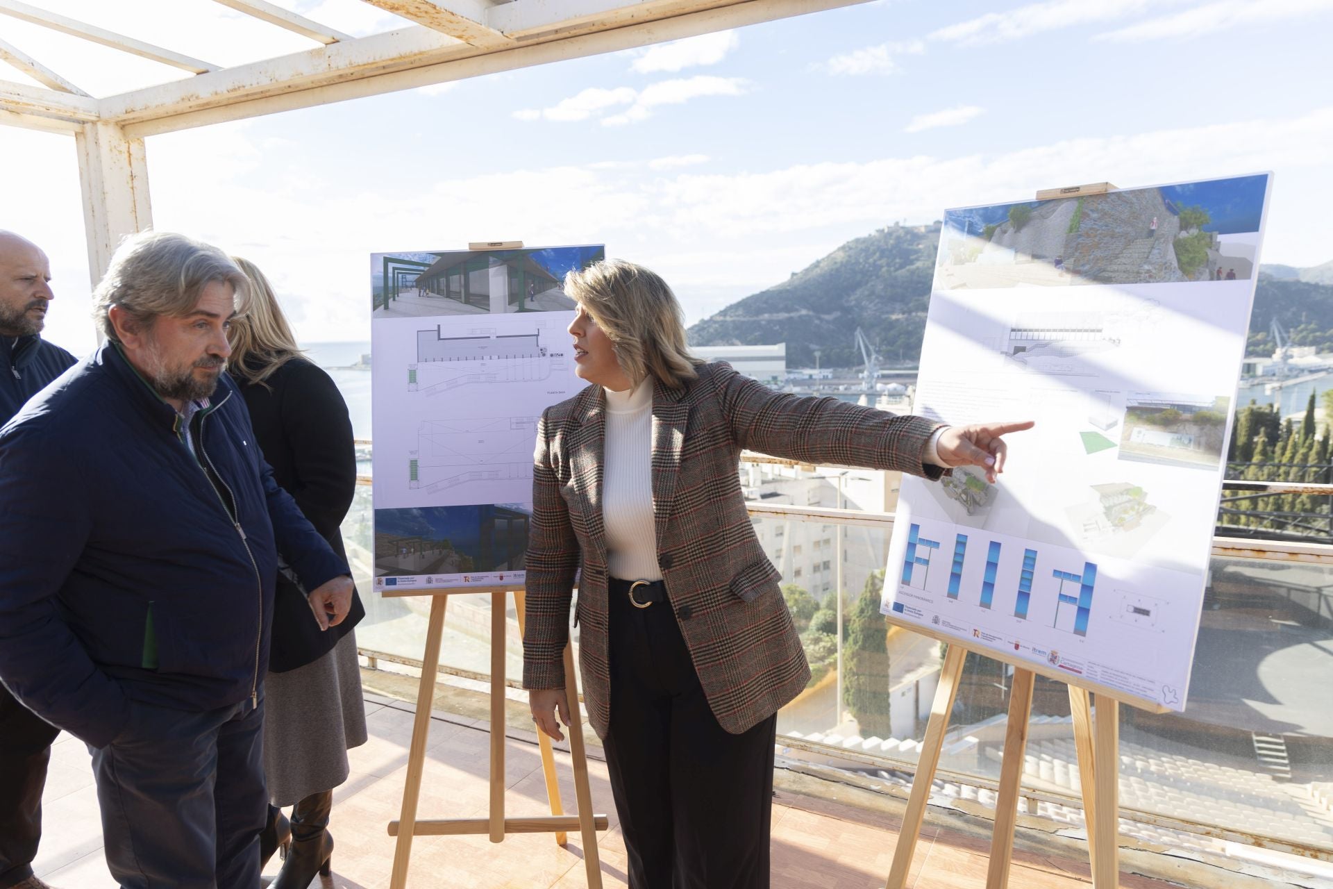 La presentación del proyecto de rehabilitación del Parque Torres de Cartagena, en imágenes