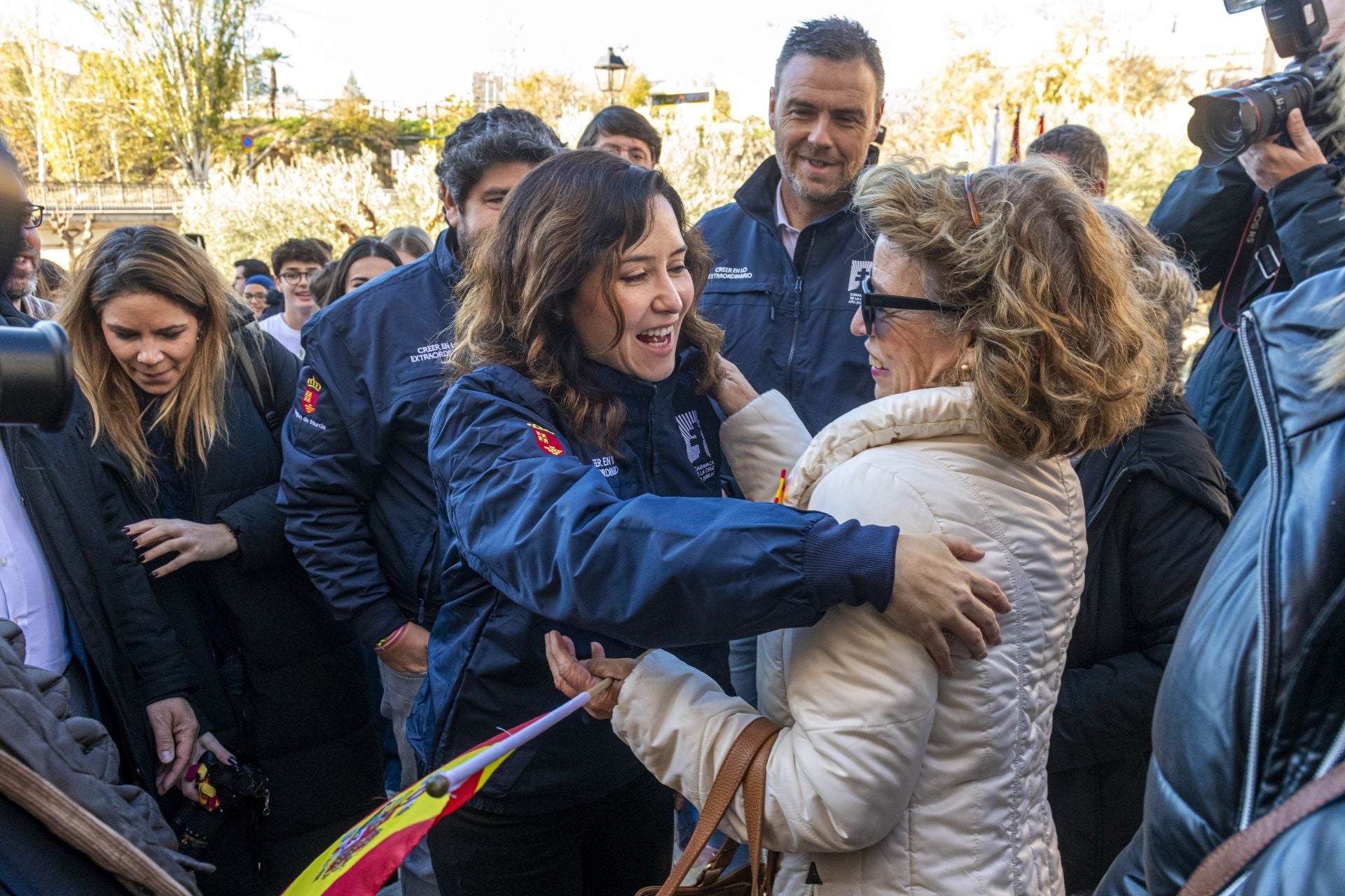 La visita de Díaz Ayuso y López Miras a Caravaca de la Cruz, en imágenes