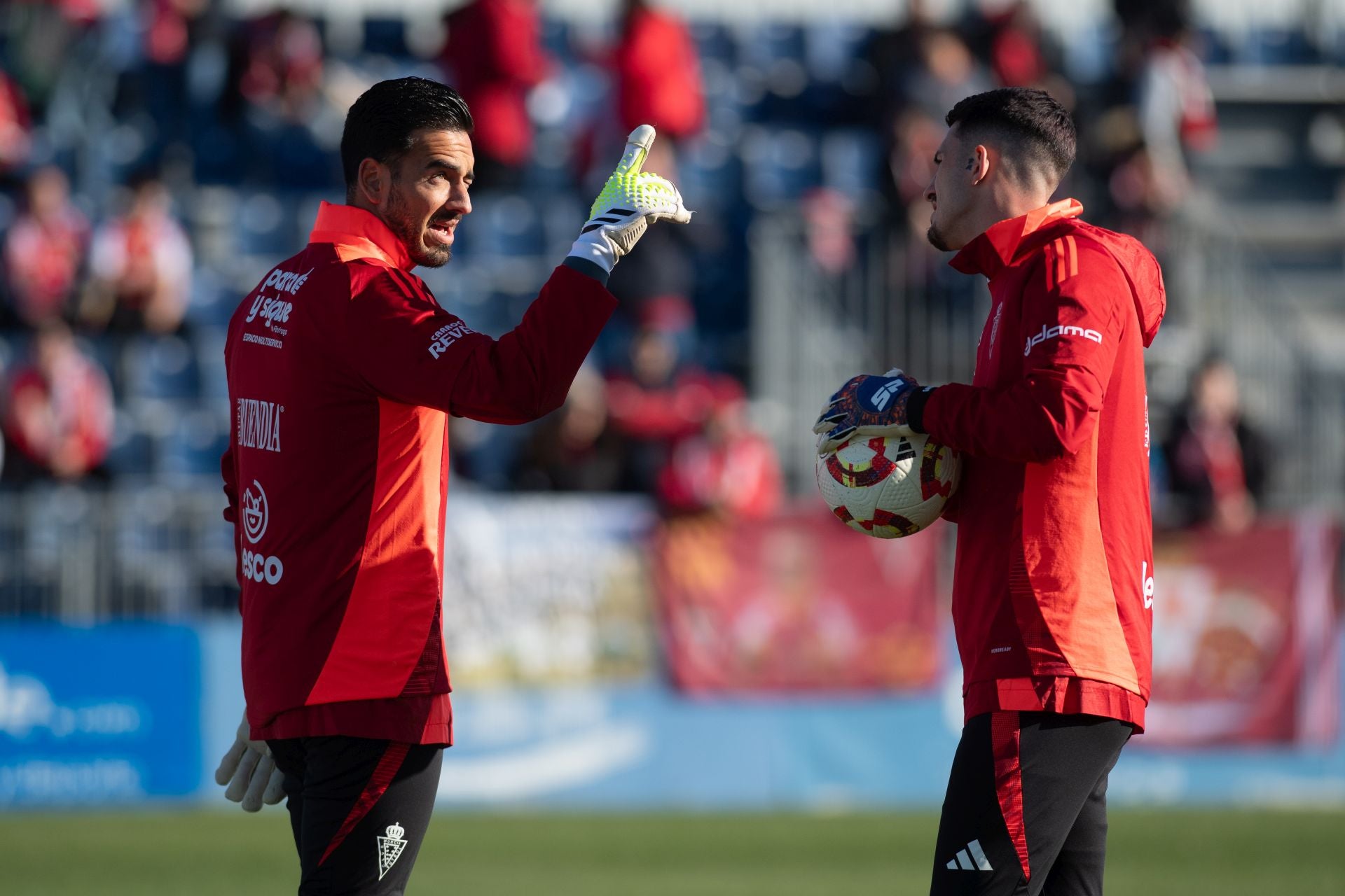 El empate del Real Murcia frente al Fuenlabrada, en imágenes