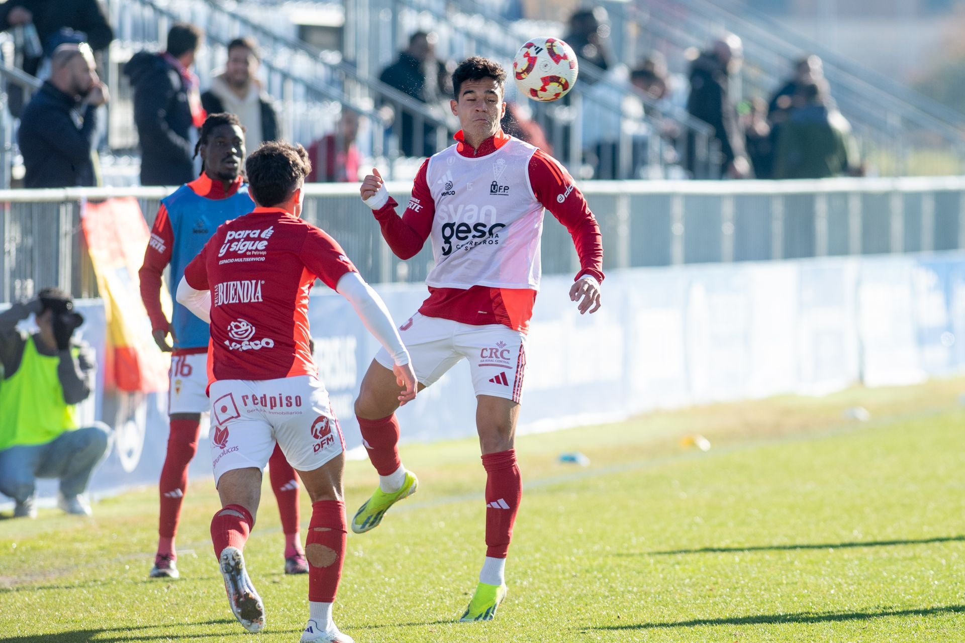 El empate del Real Murcia frente al Fuenlabrada, en imágenes