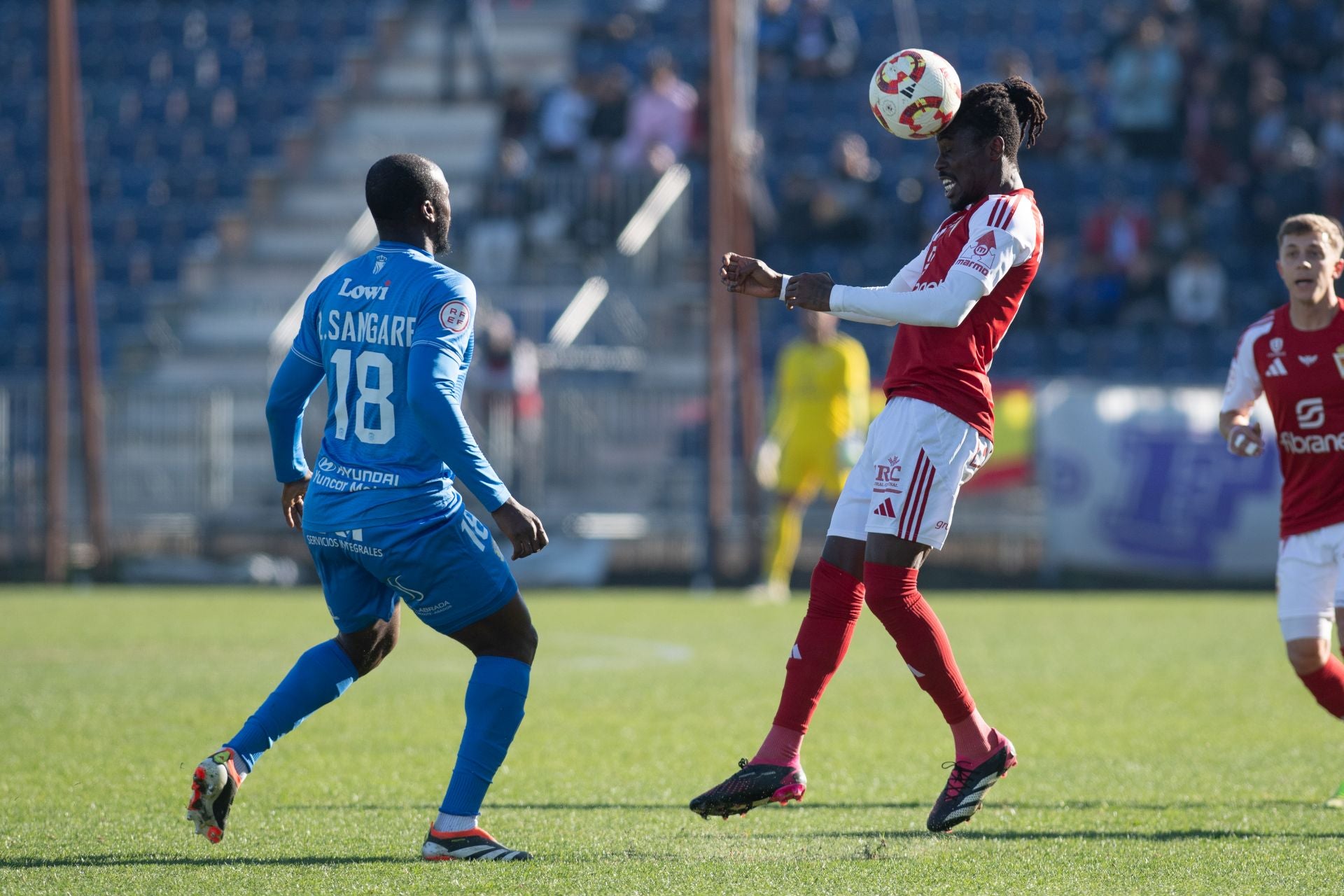 El empate del Real Murcia frente al Fuenlabrada, en imágenes