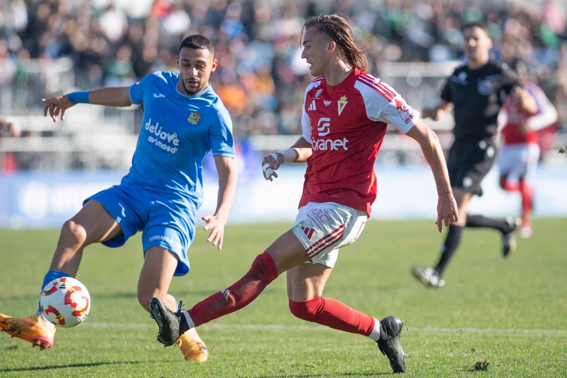 El empate del Real Murcia frente al Fuenlabrada, en imágenes