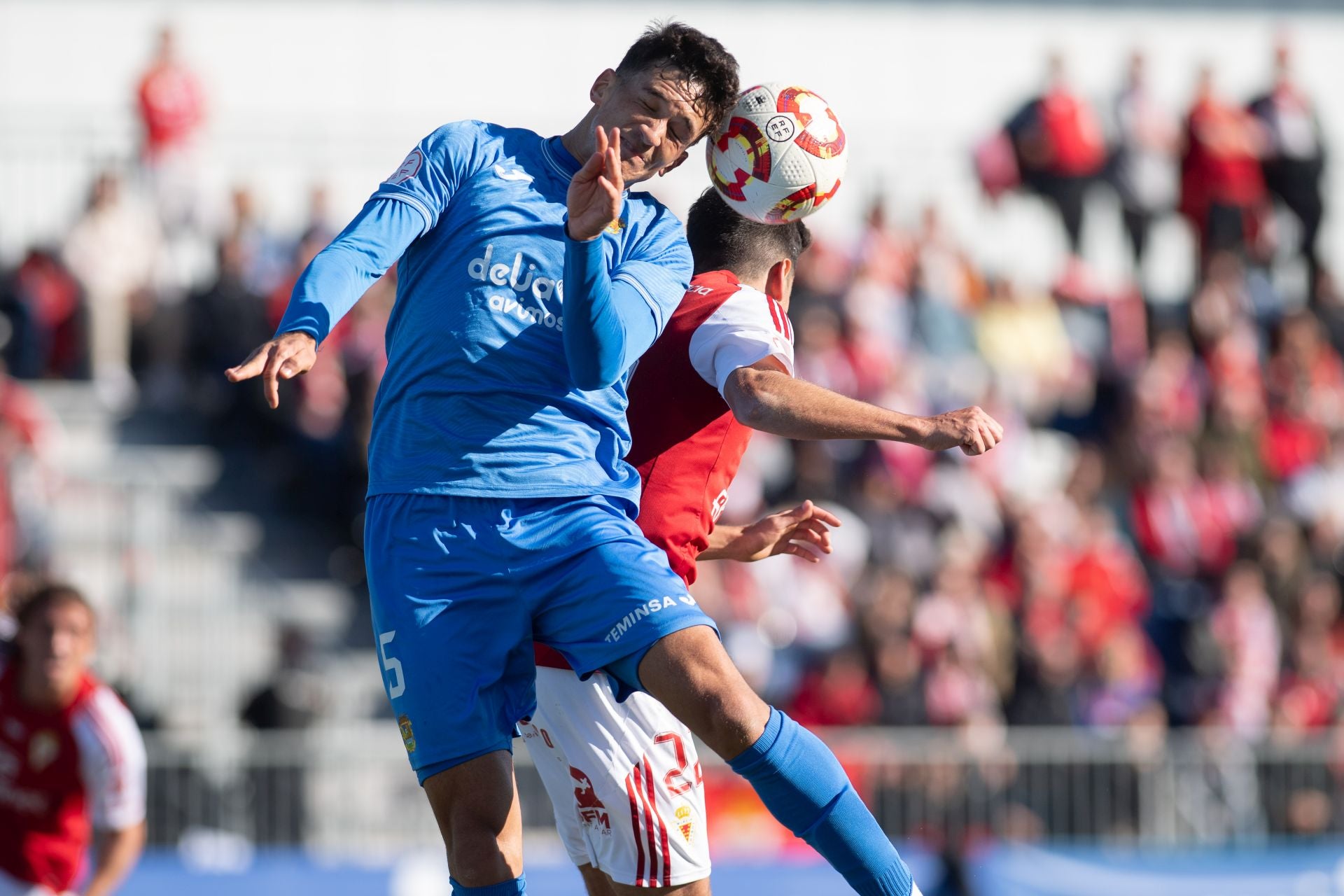 El empate del Real Murcia frente al Fuenlabrada, en imágenes