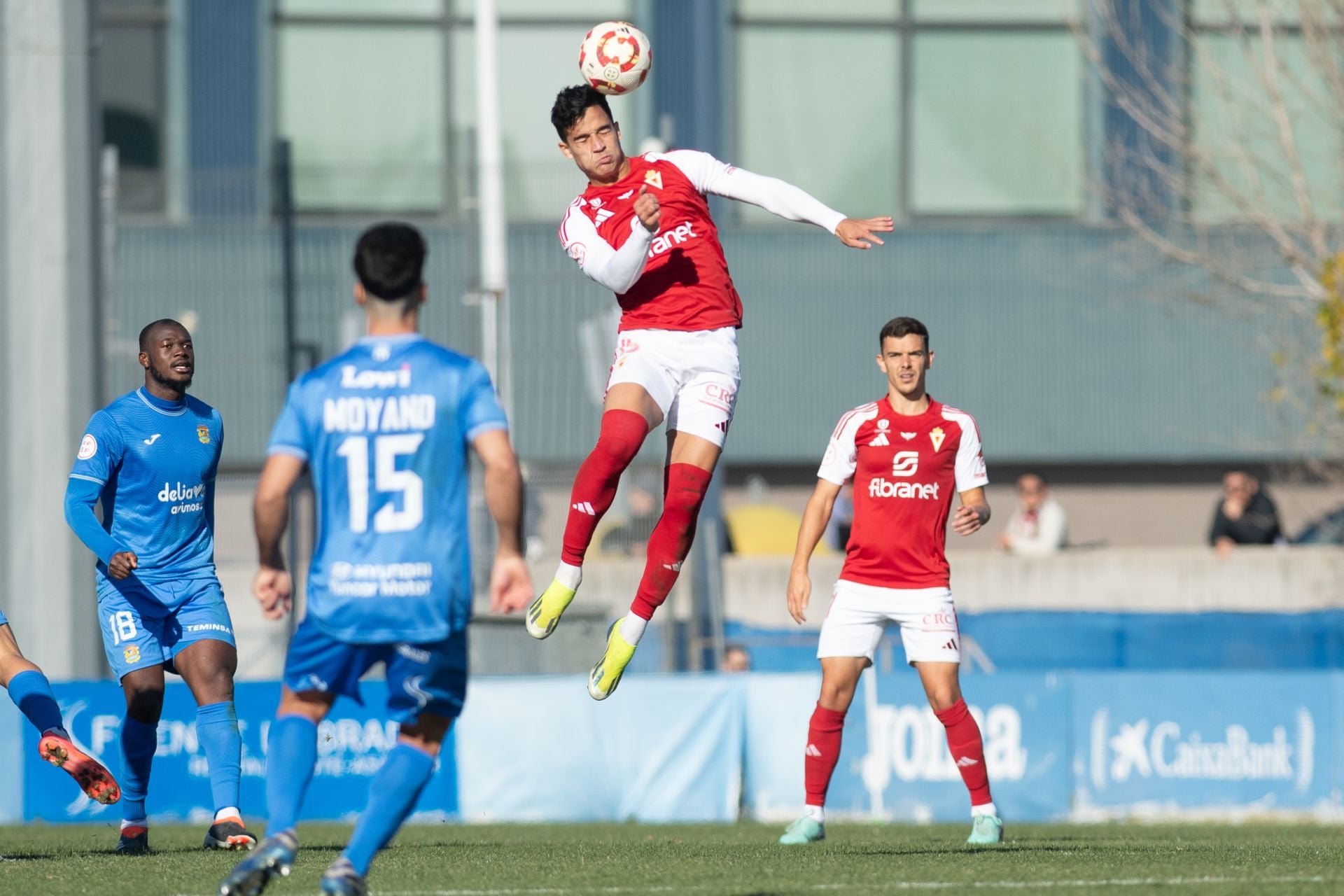El empate del Real Murcia frente al Fuenlabrada, en imágenes