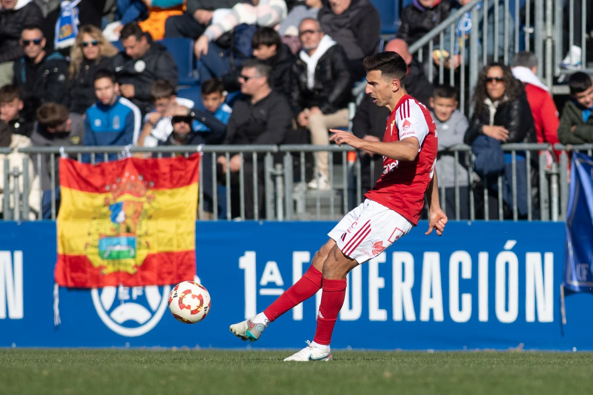 El empate del Real Murcia frente al Fuenlabrada, en imágenes