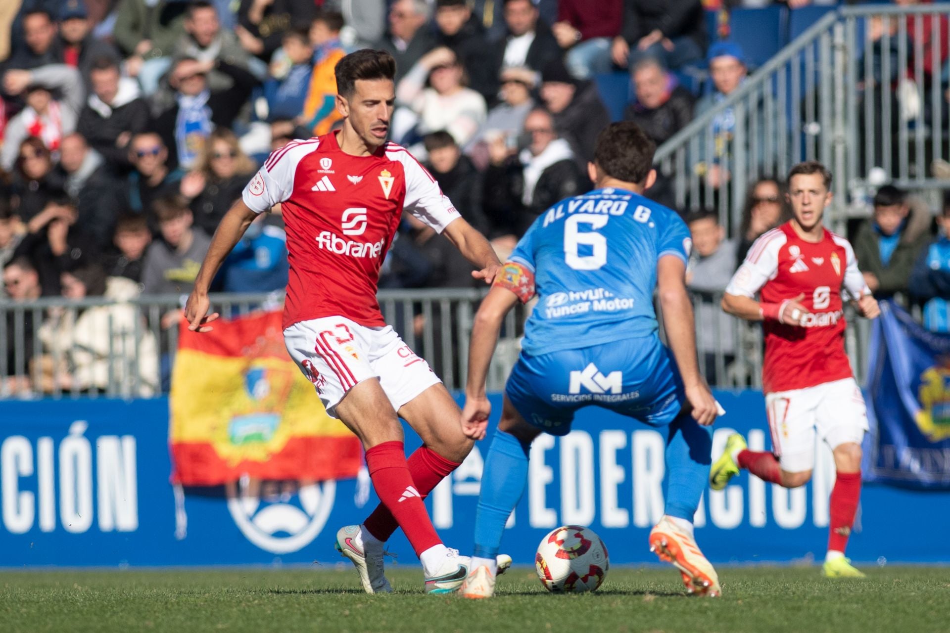 El empate del Real Murcia frente al Fuenlabrada, en imágenes