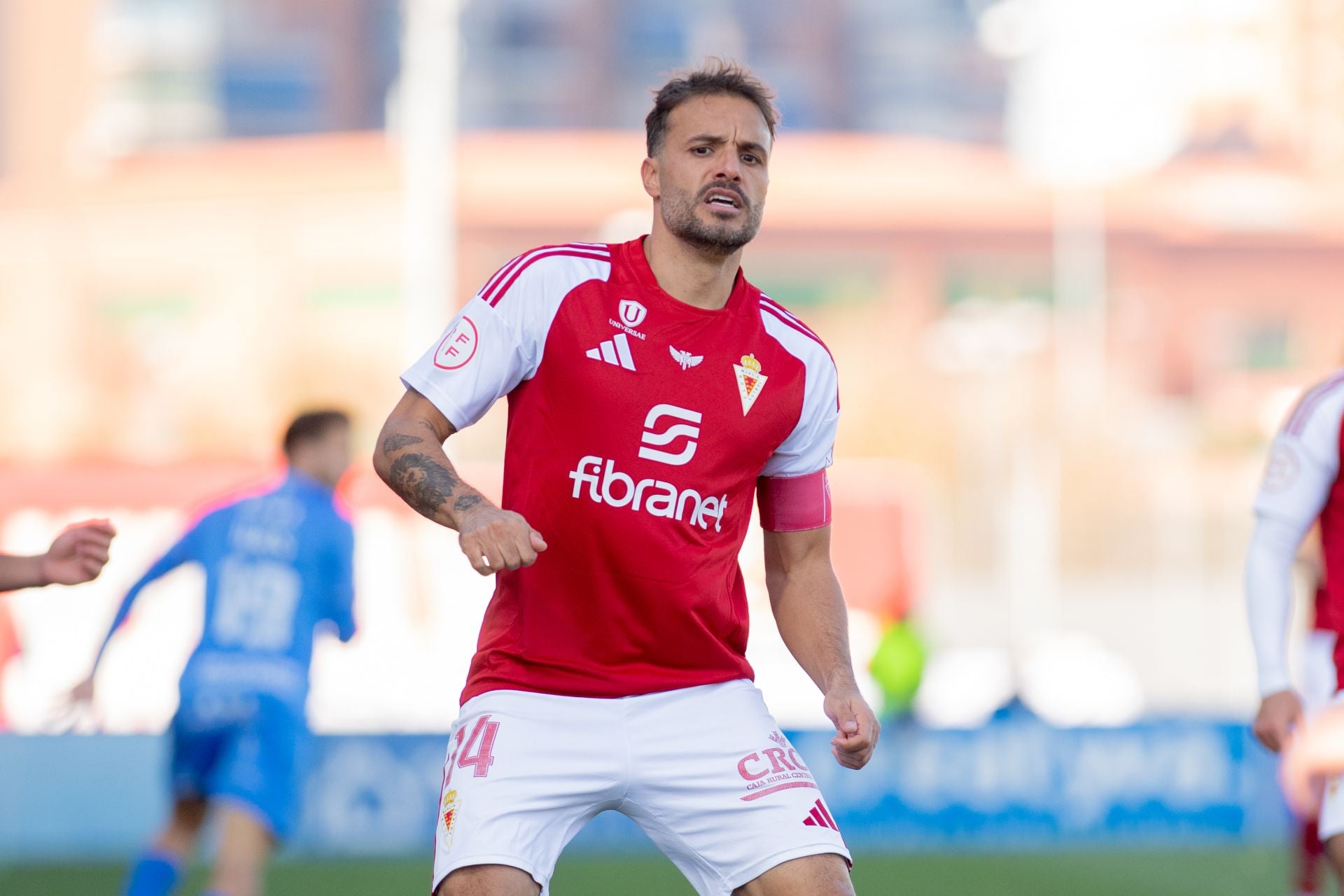 El empate del Real Murcia frente al Fuenlabrada, en imágenes