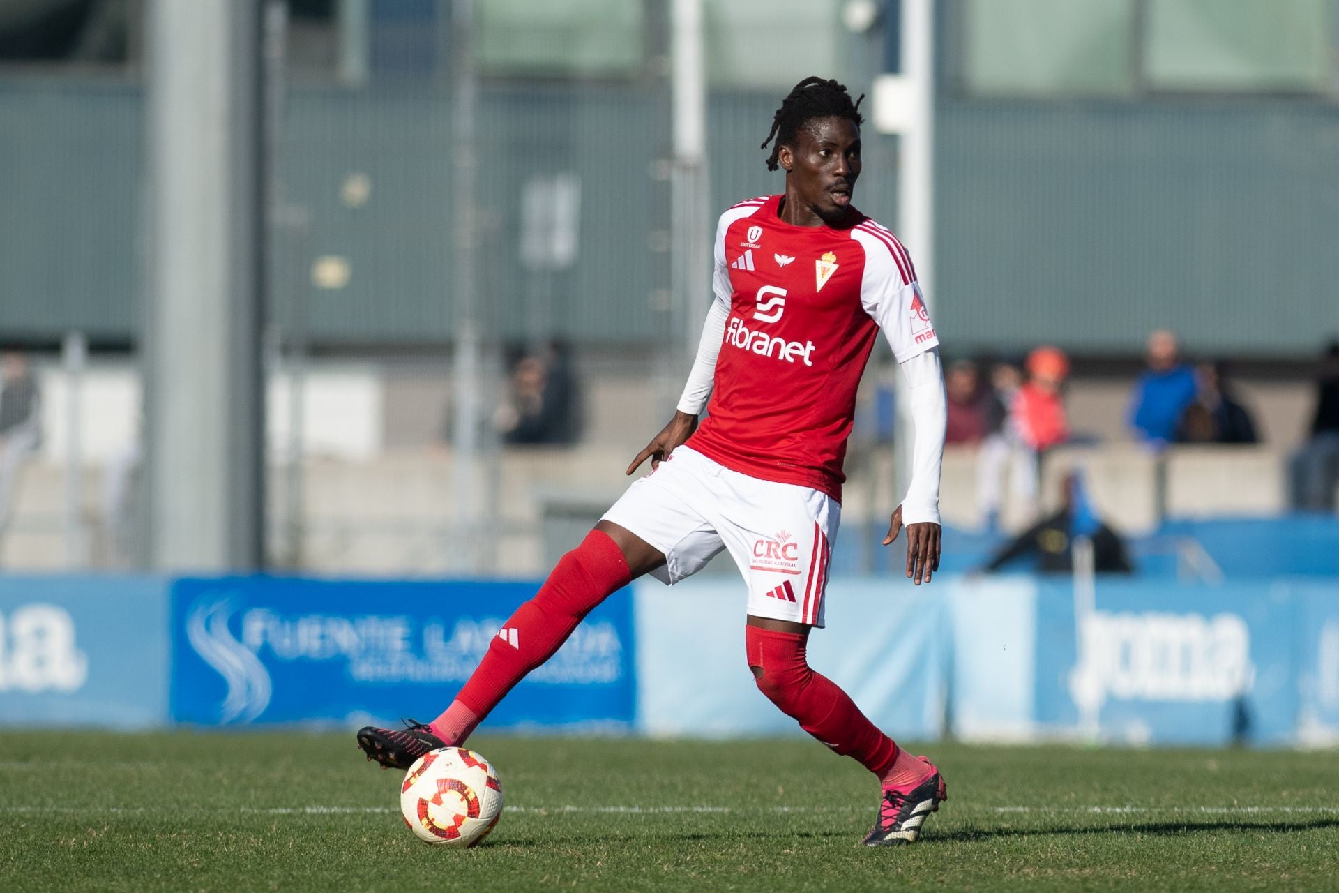 El empate del Real Murcia frente al Fuenlabrada, en imágenes