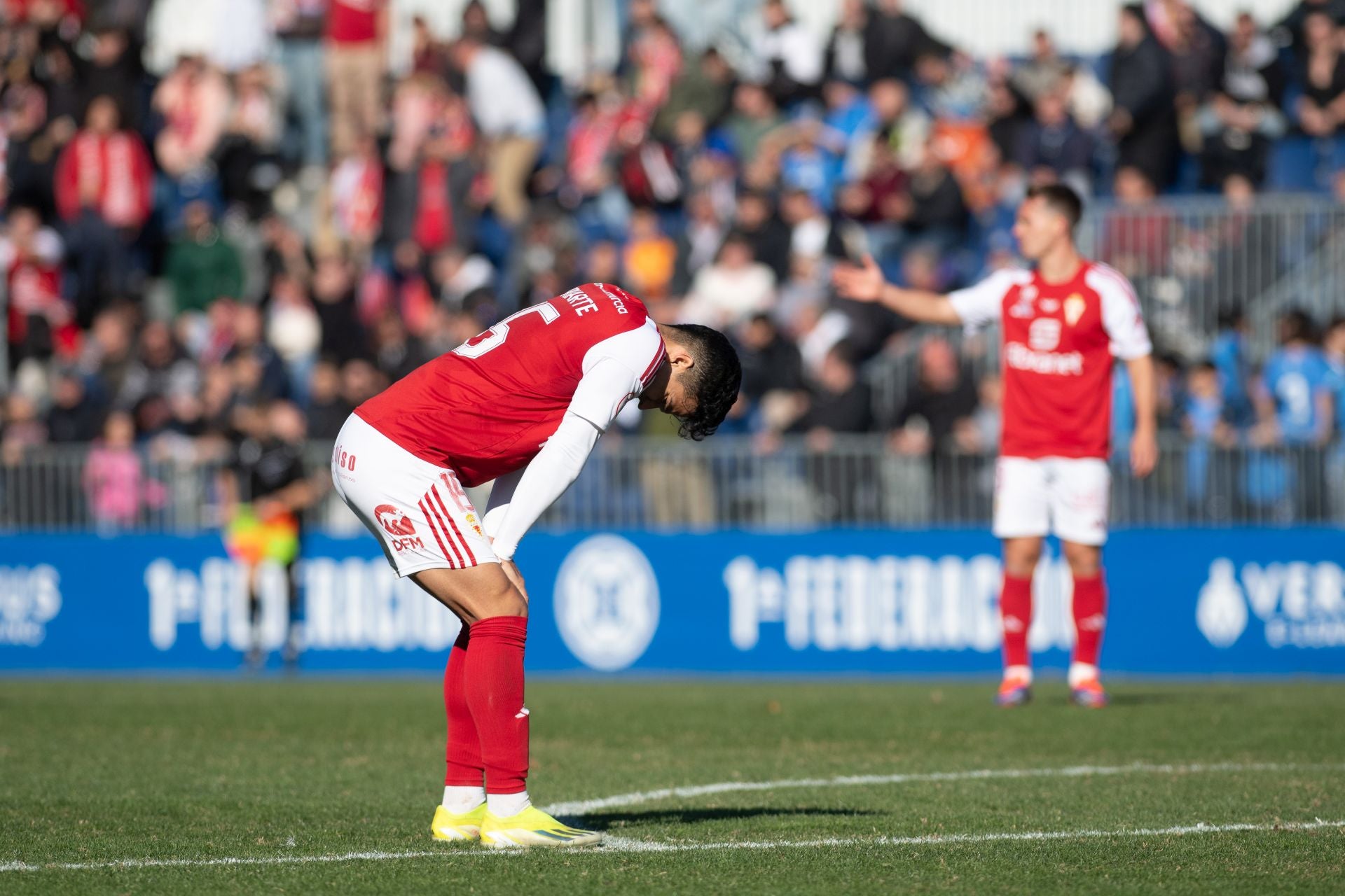 El empate del Real Murcia frente al Fuenlabrada, en imágenes