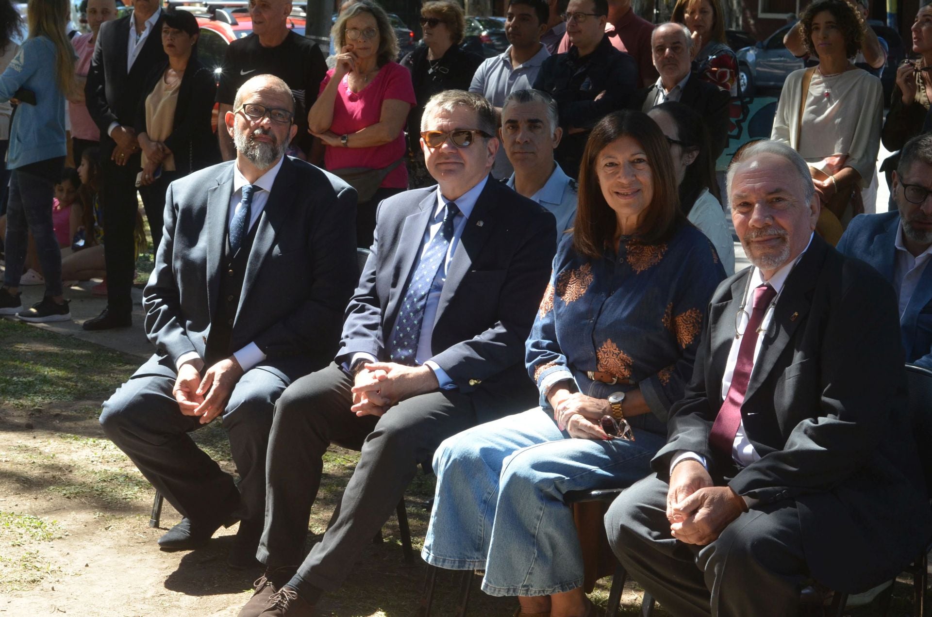 Las imágenes de la inauguración de una plaza para la Región de Murcia en Argentina