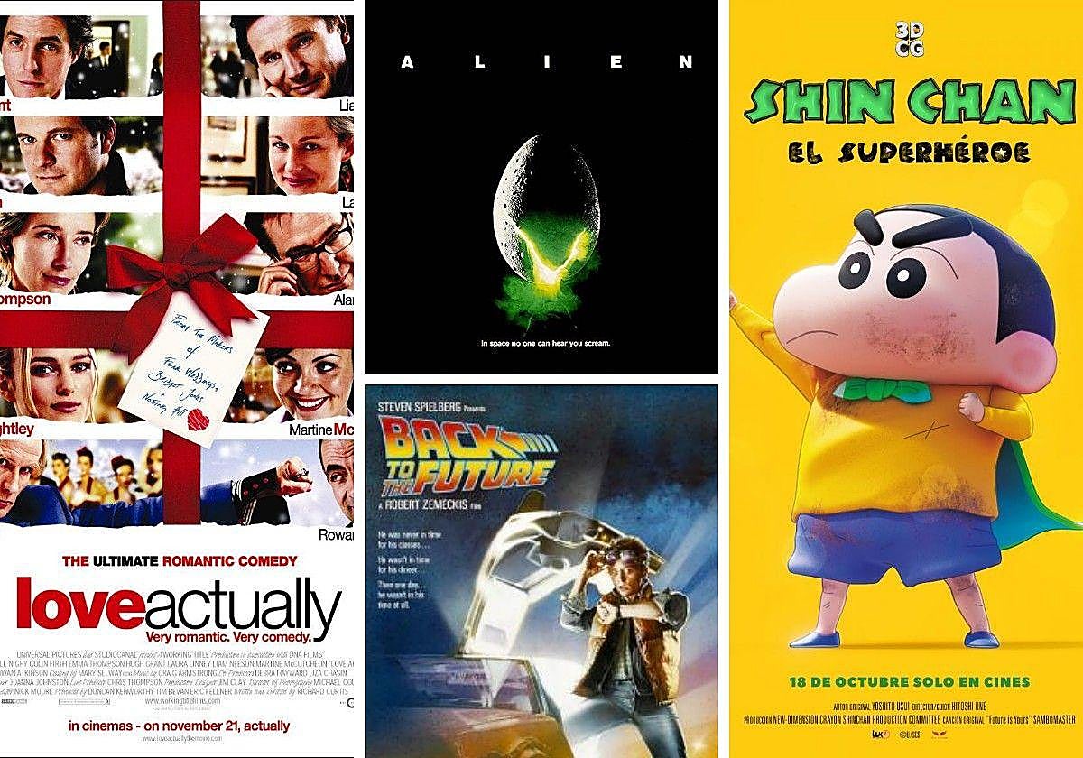 Algunas de las películas que se proyectarán hasta el 4 de enero.