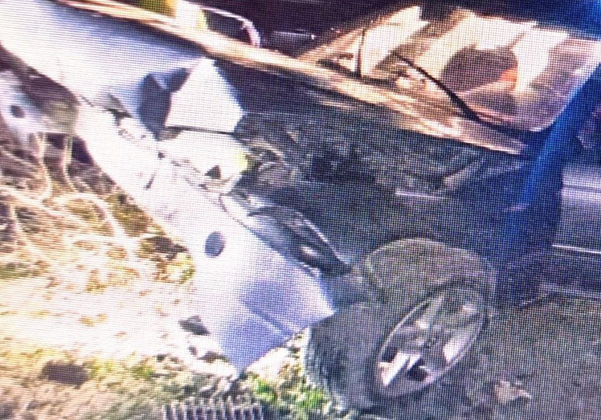 Imagen del siniestro.