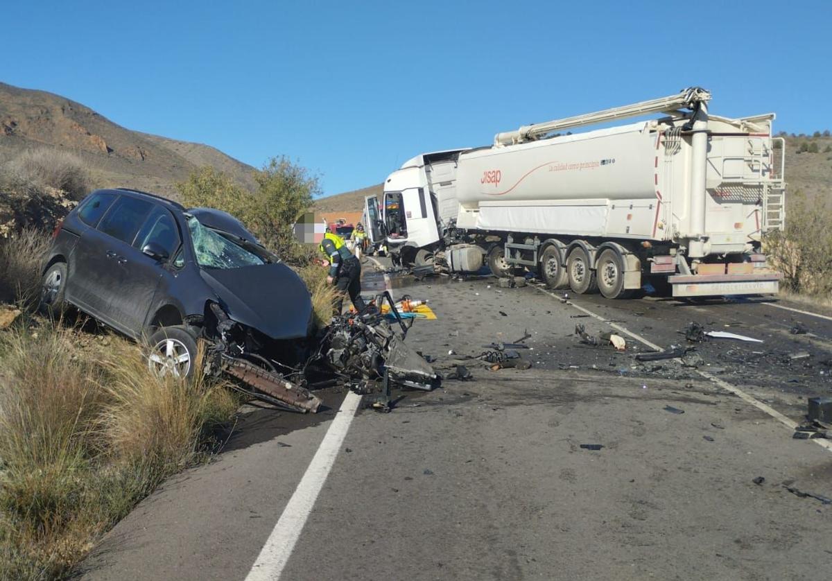 Sábado trágico en las carreteras de la Región de Murcia con tres muertos en accidentes