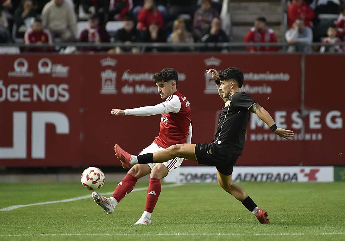 El empate del Real Murcia frente al Intercity, en imágenes